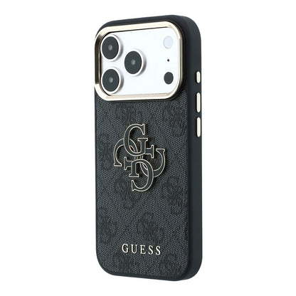Husa pentru Apple iPhone 18 Pro Max / 17 Pro Max, Guess, 4G Big Resin Logo, Neagra