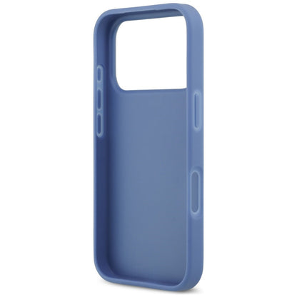 Husa pentru Apple iPhone 18 Pro Max / 17 Pro Max, Guess, 4G Double Card Triangle, Albastra