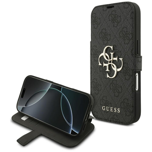 Husa pentru Apple iPhone 18 Pro Max / 17 Pro Max, Guess, 4G Metal Logo, Neagra