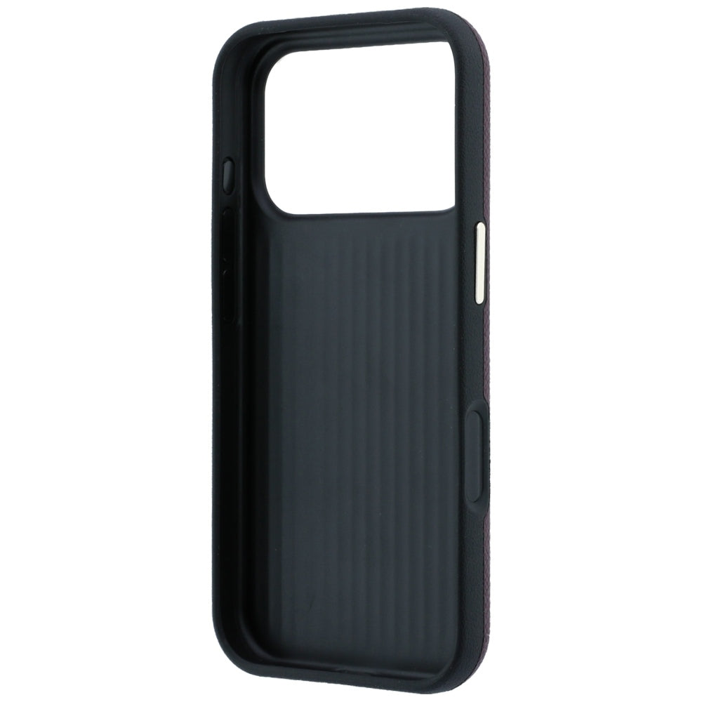 Husa pentru Apple iPhone 18 Pro Max / 17 Pro Max, Guess, Grained Big Resin Logo, Visinie