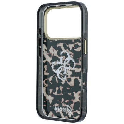 Husa pentru Apple iPhone 18 Pro Max / 17 Pro Max, Guess, IML 4G Metal Script, Maro