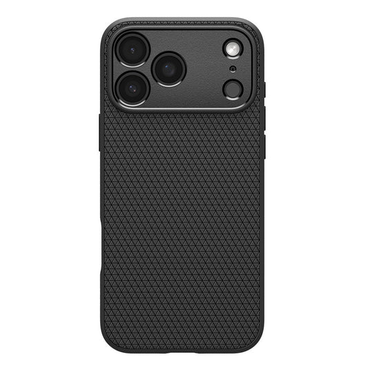 Husa pentru Apple iPhone 18 Pro Max / 17 Pro Max, Spigen, Liquid Air, Neagra Mata ACS12111