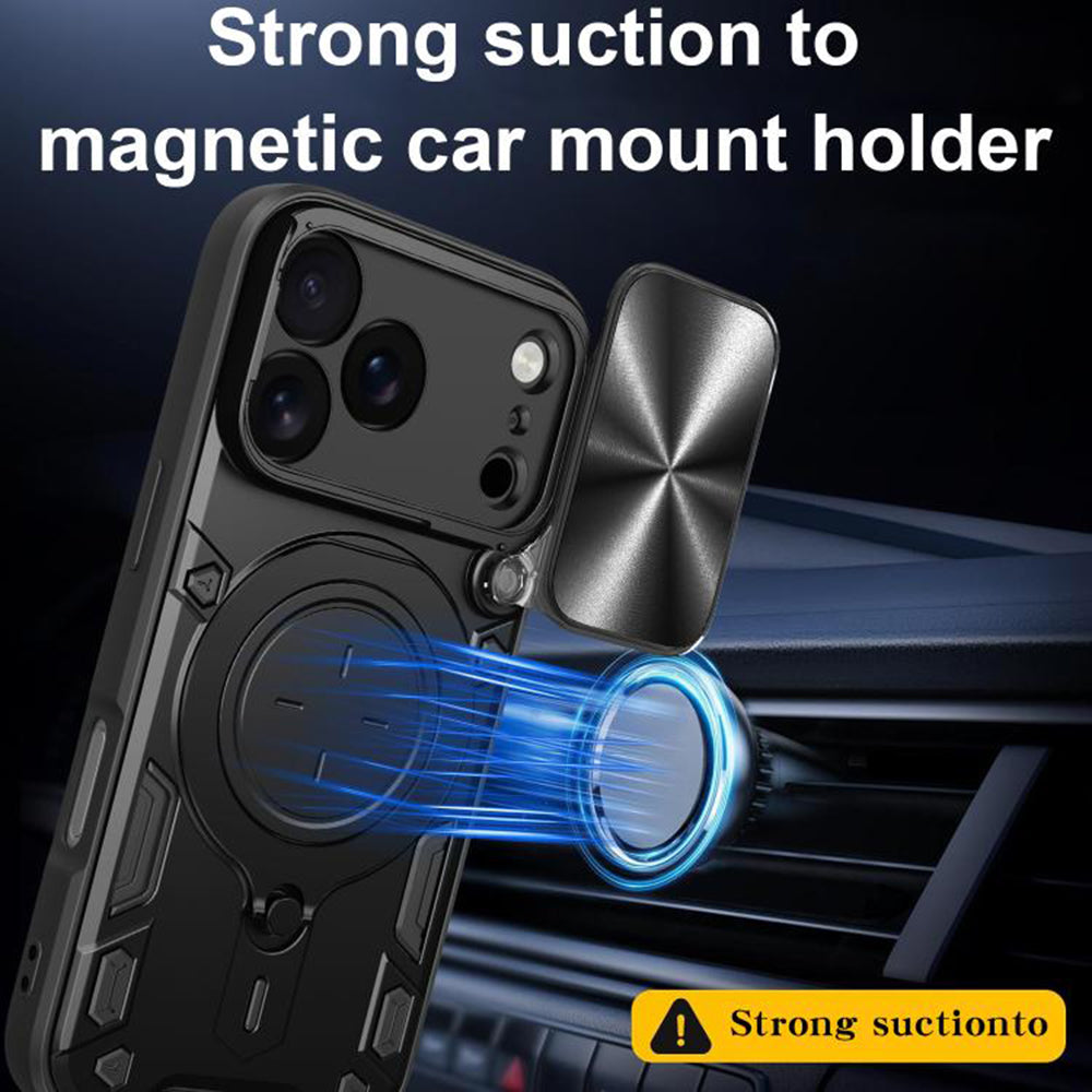 Husa pentru Apple iPhone 18 Pro Max / 17 Pro Max, Techsuit, CamGuard Pro, Albastra