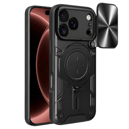 Husa pentru Apple iPhone 18 Pro Max / 17 Pro Max, Techsuit, CamGuard Pro, Neagra