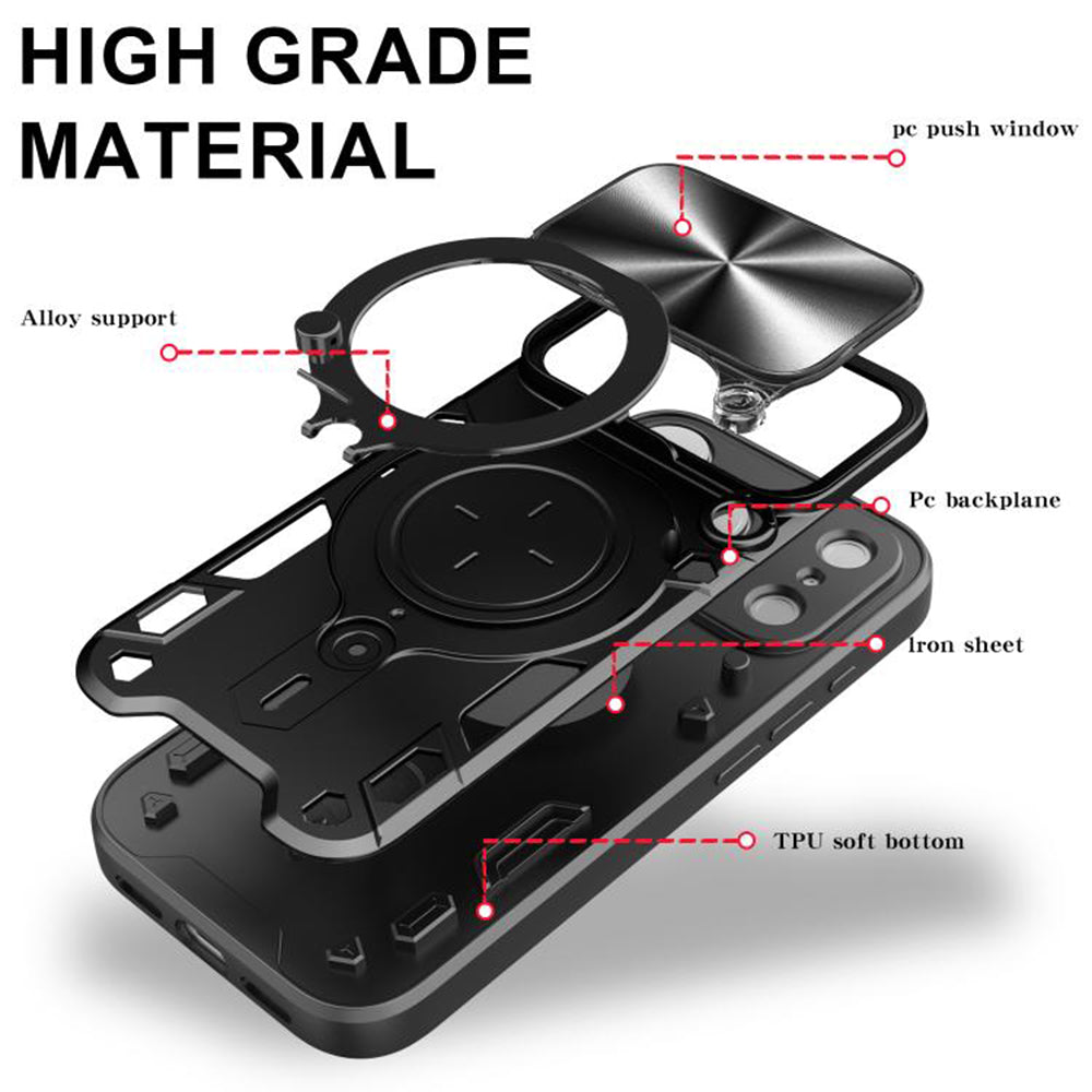 Husa pentru Apple iPhone 18 Pro Max / 17 Pro Max, Techsuit, CamGuard Pro, Neagra
