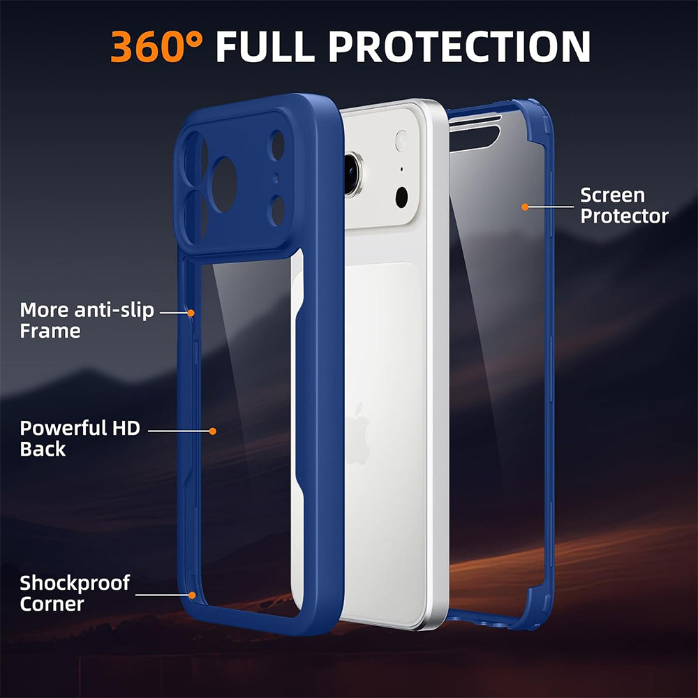Husa pentru Apple iPhone 18 Pro Max / 17 Pro Max, Techsuit, ColorVerse 360, Albastra