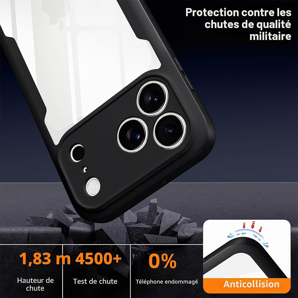 Husa pentru Apple iPhone 18 Pro Max / 17 Pro Max, Techsuit, ColorVerse 360, Neagra