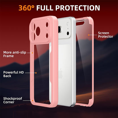 Husa pentru Apple iPhone 18 Pro Max / 17 Pro Max, Techsuit, ColorVerse 360, Roz