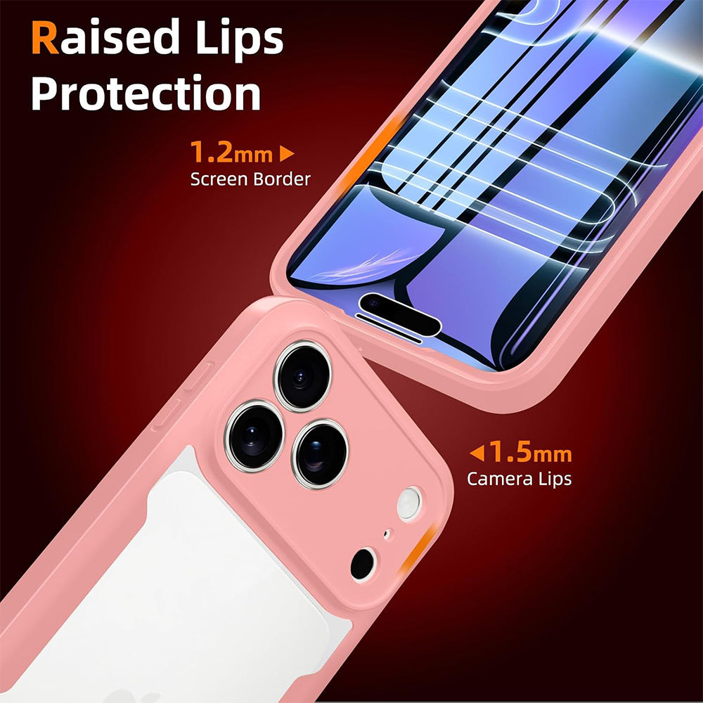 Husa pentru Apple iPhone 18 Pro Max / 17 Pro Max, Techsuit, ColorVerse 360, Roz