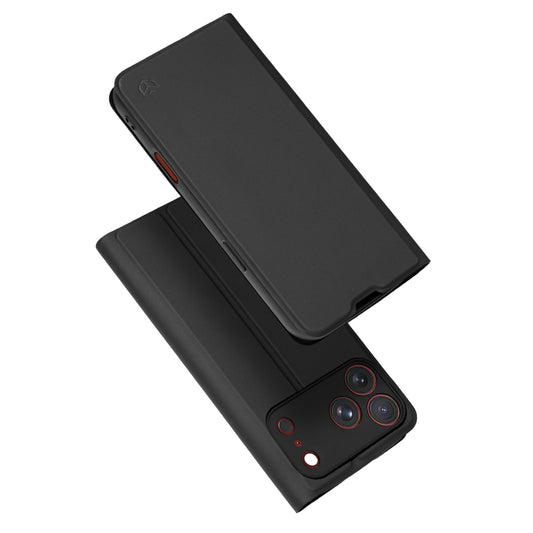Husa pentru Apple iPhone 18 Pro Max / 17 Pro Max, Techsuit, Magskin Book, Neagra