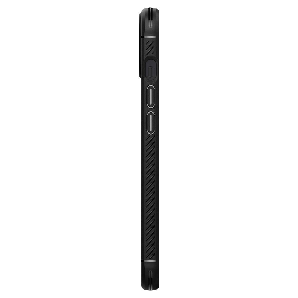 Husa pentru Apple iPhone 13, Spigen, Rugged Armor, Neagra ACS03518