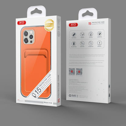 Husa pentru Apple iPhone 15 Pro, XO Design, Card Slot, Mov