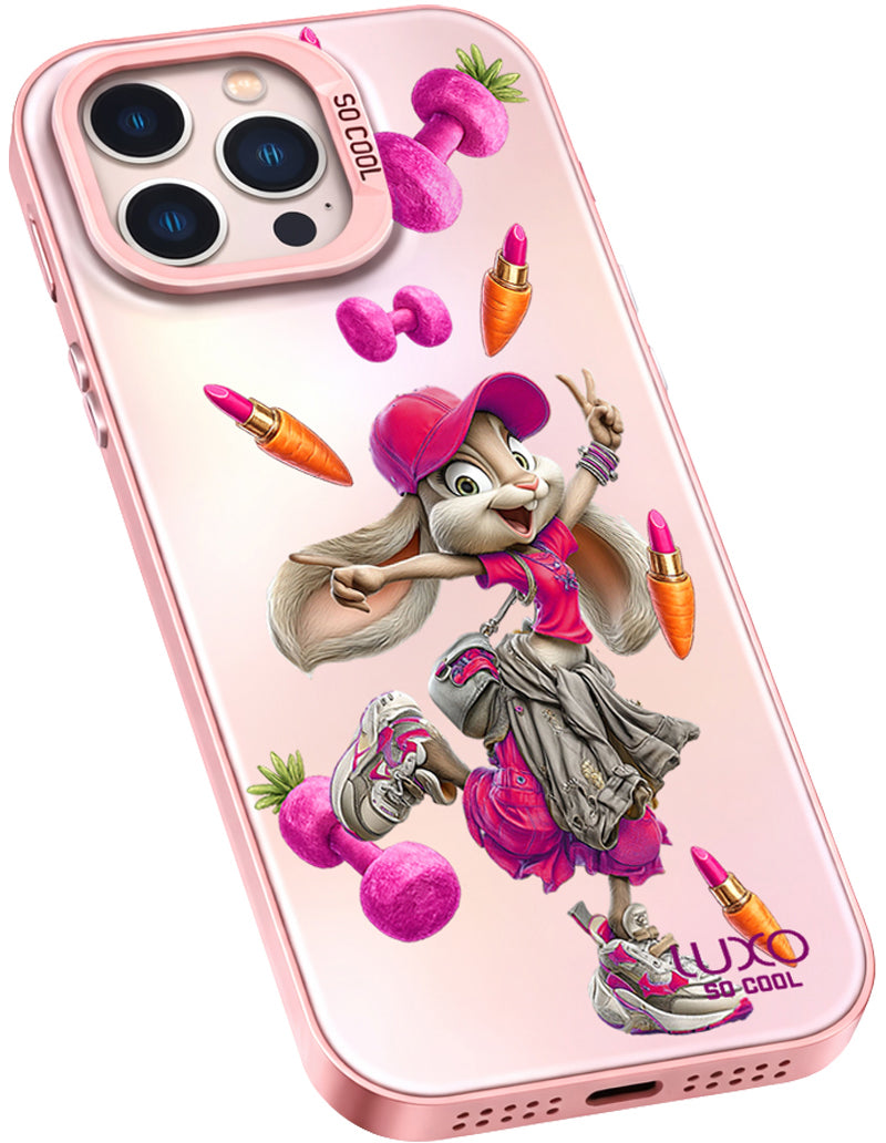 Husa pentru Apple iPhone 15 Plus, LUXO So CooL, ArcadiA Rabbit, Multicolor