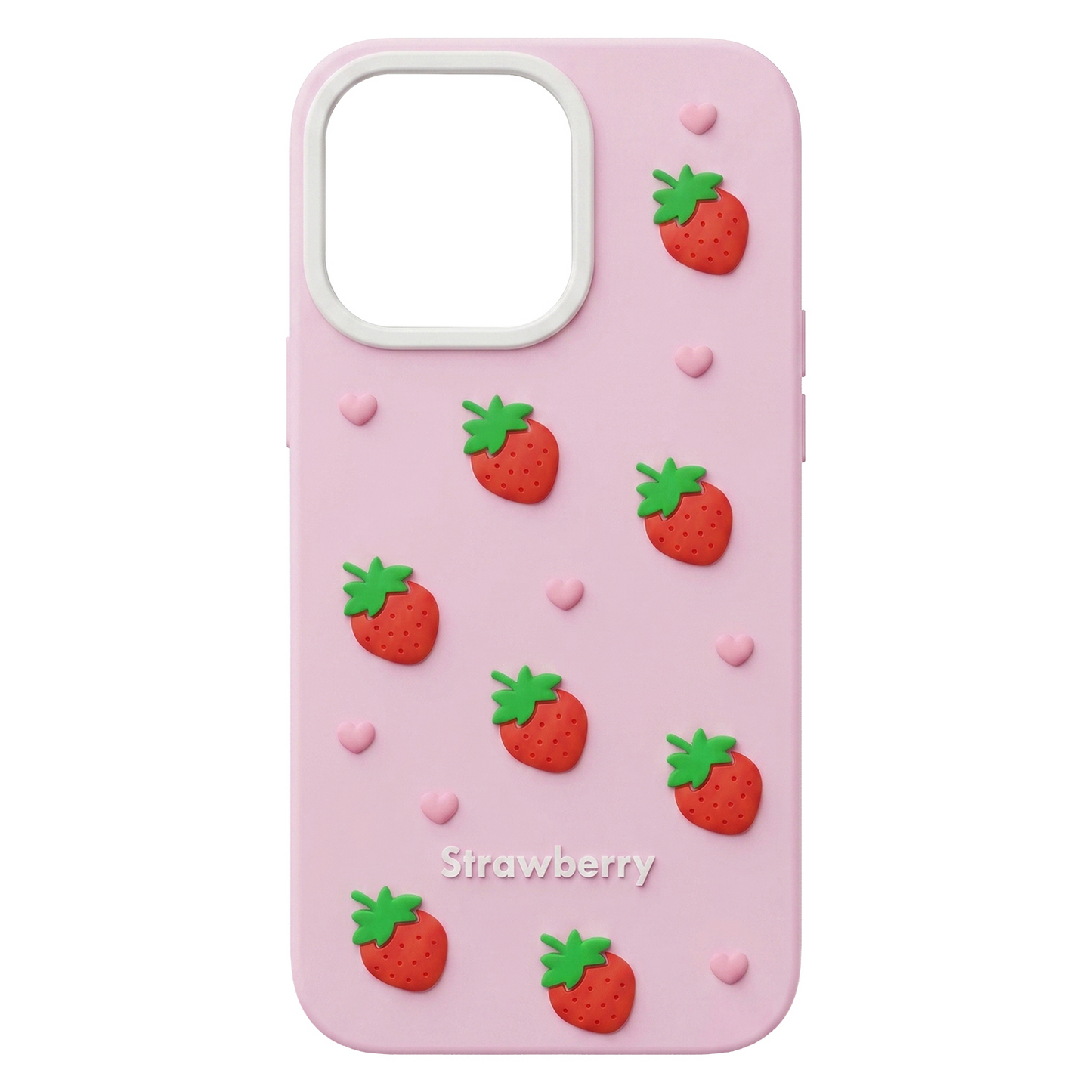 Husa pentru Apple iPhone 16 Pro Max, OEM, Strawberry, Roz