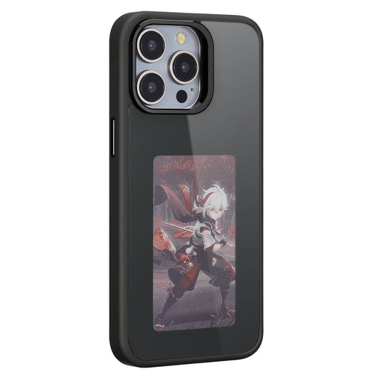 Husa pentru Apple iPhone 14 Pro, OEM, Display Customized E-Ink, Neagra