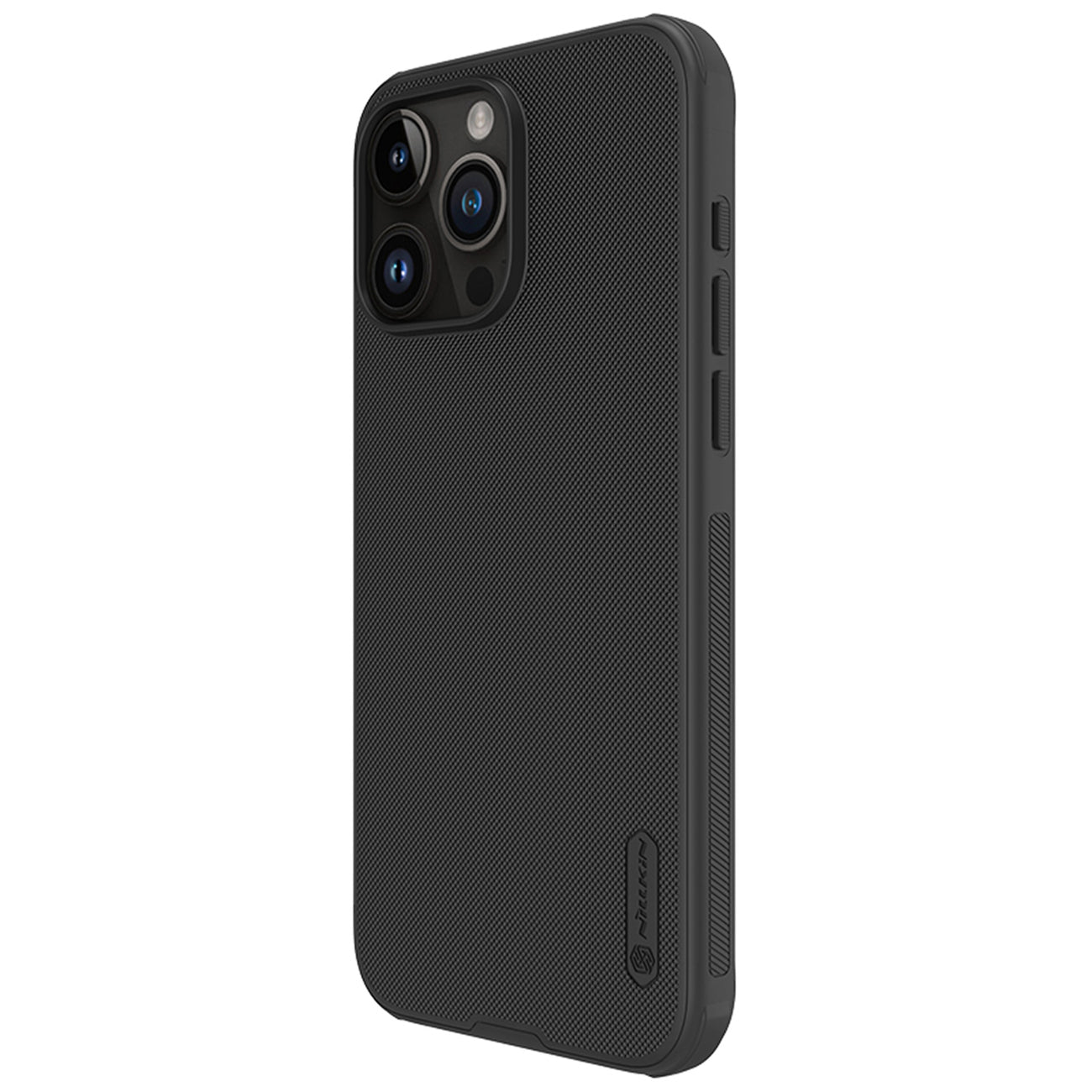 Husa pentru Apple iPhone 15 Pro, Nillkin, Super Frosted Shield Pro, Neagra