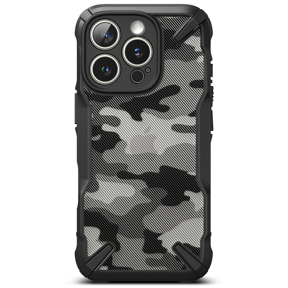 Etui do Apple iPhone 16 Pro, Ringke, Fusion X Camo, czarny 