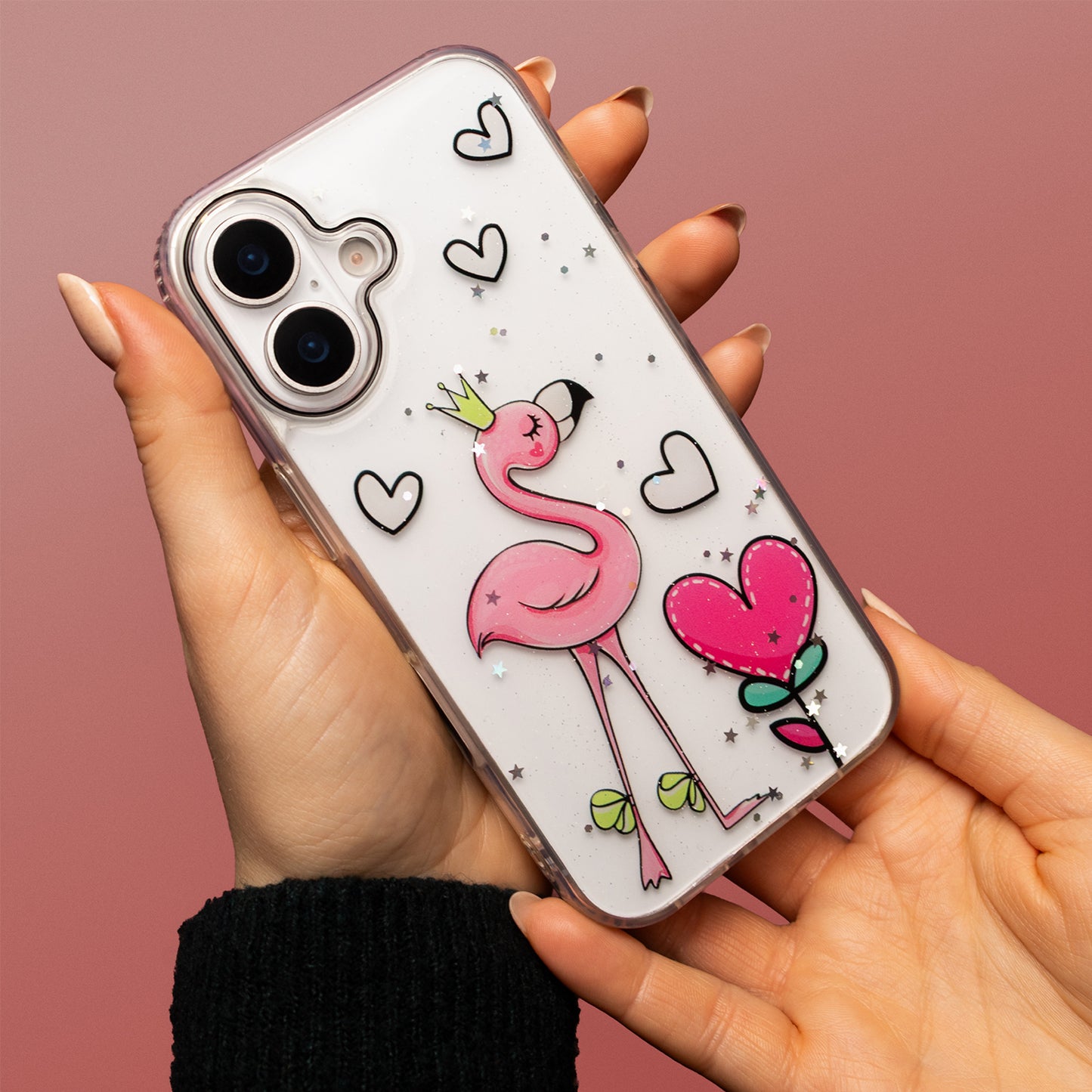 Husa pentru Apple iPhone 12 / 12 Pro, OEM, Ultra Trendy Love 2, Multicolor