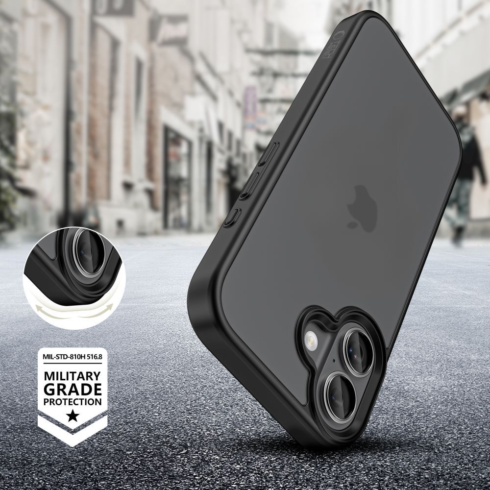 Husa pentru Apple iPhone 17, Tech-Protect, Magmat, Neagra Mata