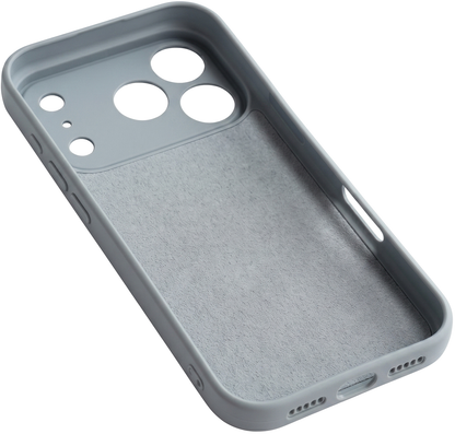 Husa pentru Apple iPhone 17 Pro, OEM, Silicon, Gri