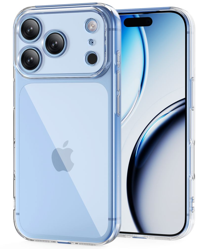 Husa pentru Apple iPhone 18 Pro Max / 17 Pro Max, Tech-Protect, Flexair with Screen Protector, Transparenta