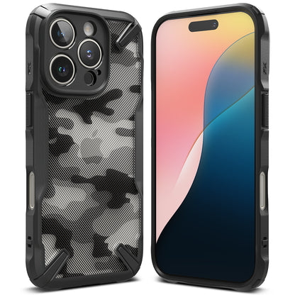 Etui do Apple iPhone 16 Pro Max, Ringke, Fusion X Camo, czarny 