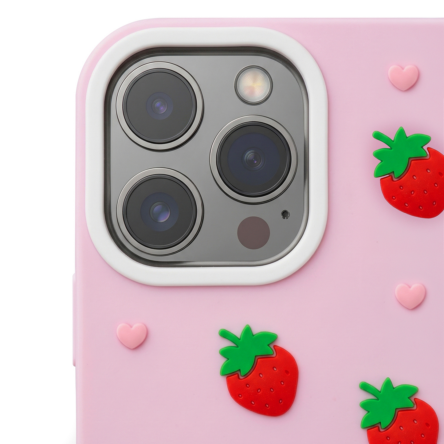 Husa pentru Apple iPhone 15 Pro / 14 Pro, OEM, Strawberry, Roz