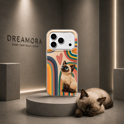 Husa pentru Apple iPhone 16 Pro Max, Perfect Case, Dreamora Kitty, Multicolor