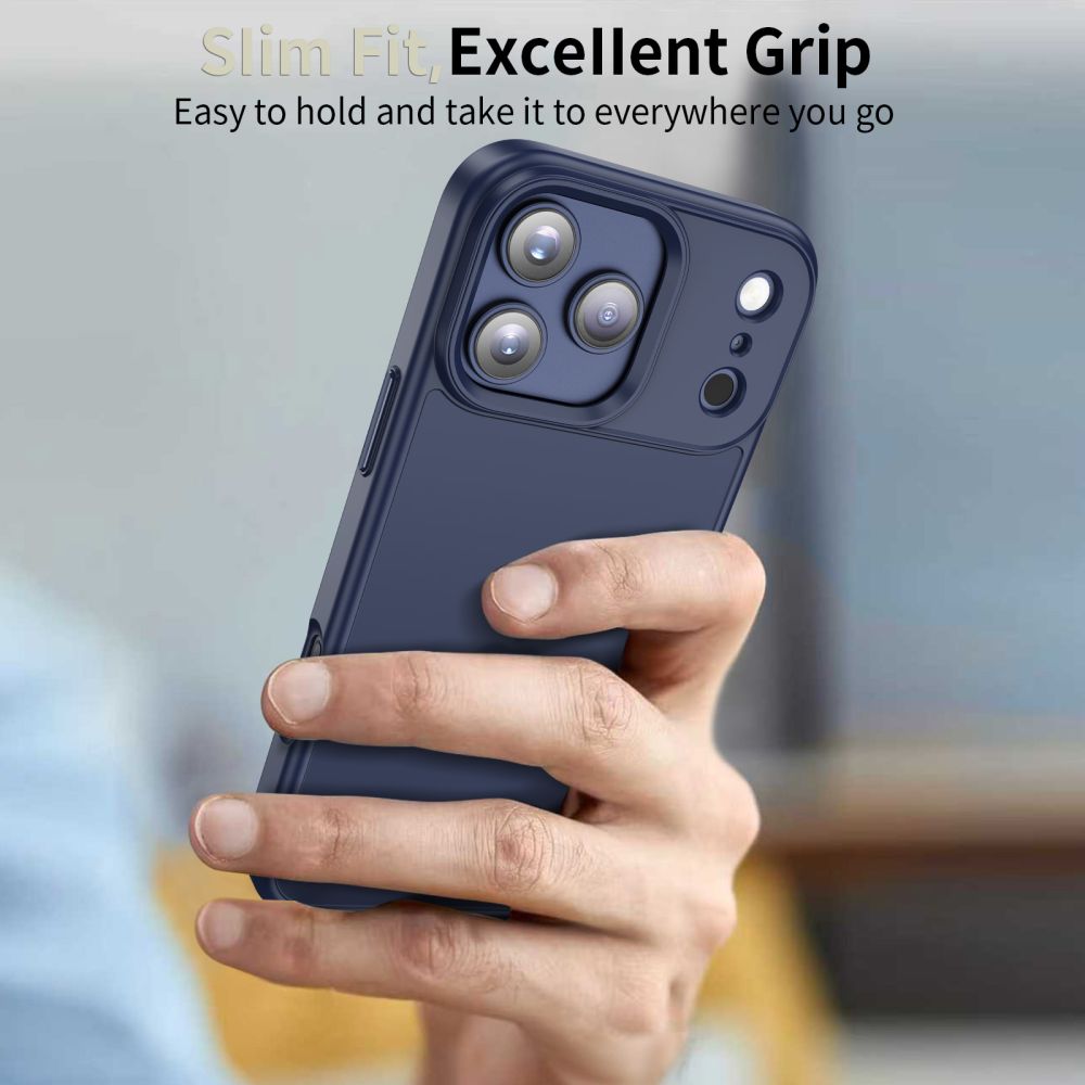 Husa pentru Apple iPhone 17 Pro Max, Tech-Protect, Magmat, Bleumarin Mata