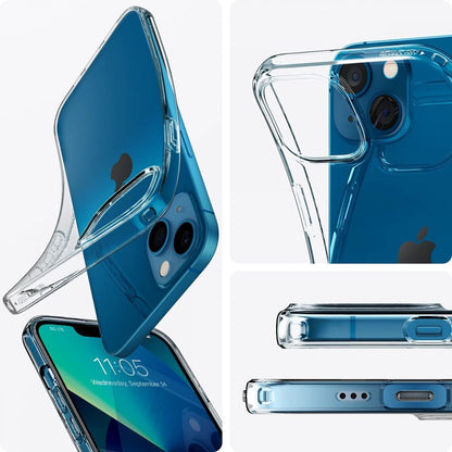 Husa pentru Apple iPhone 13, Spigen, Liquid Crystal, Transparenta