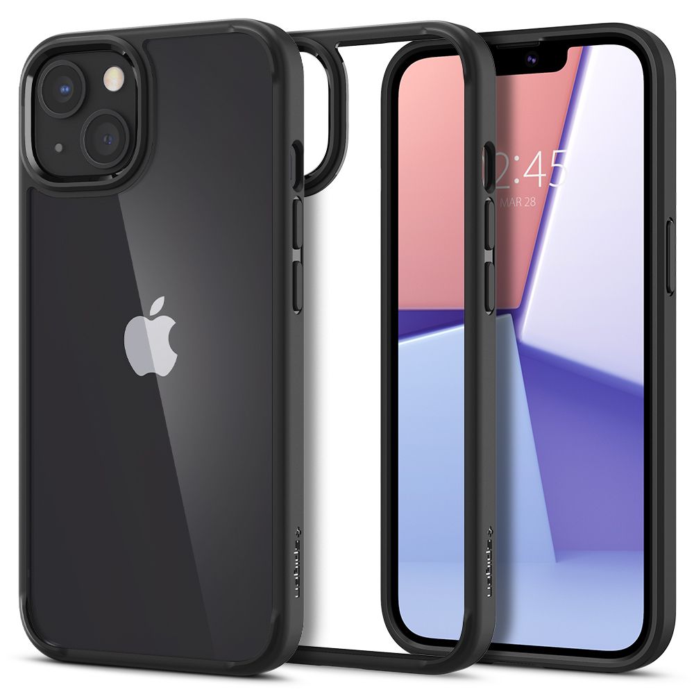 Husa pentru Apple iPhone 13, Spigen, Ultra Hybrid, Neagra