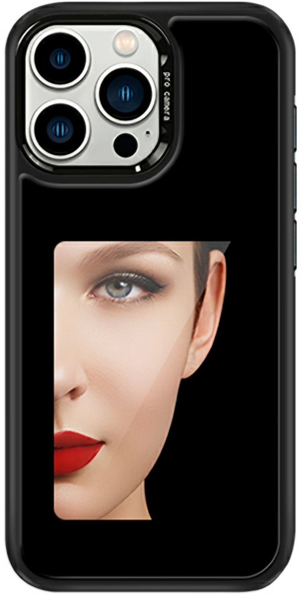 Husa pentru Apple iPhone 15 Pro, OEM, Display Customized E-Ink (4inch), Neagra