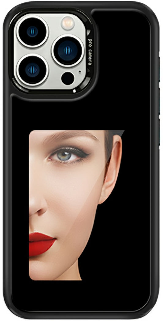 Husa pentru Apple iPhone 15 Pro, OEM, Display Customized E-Ink (4inch), Neagra
