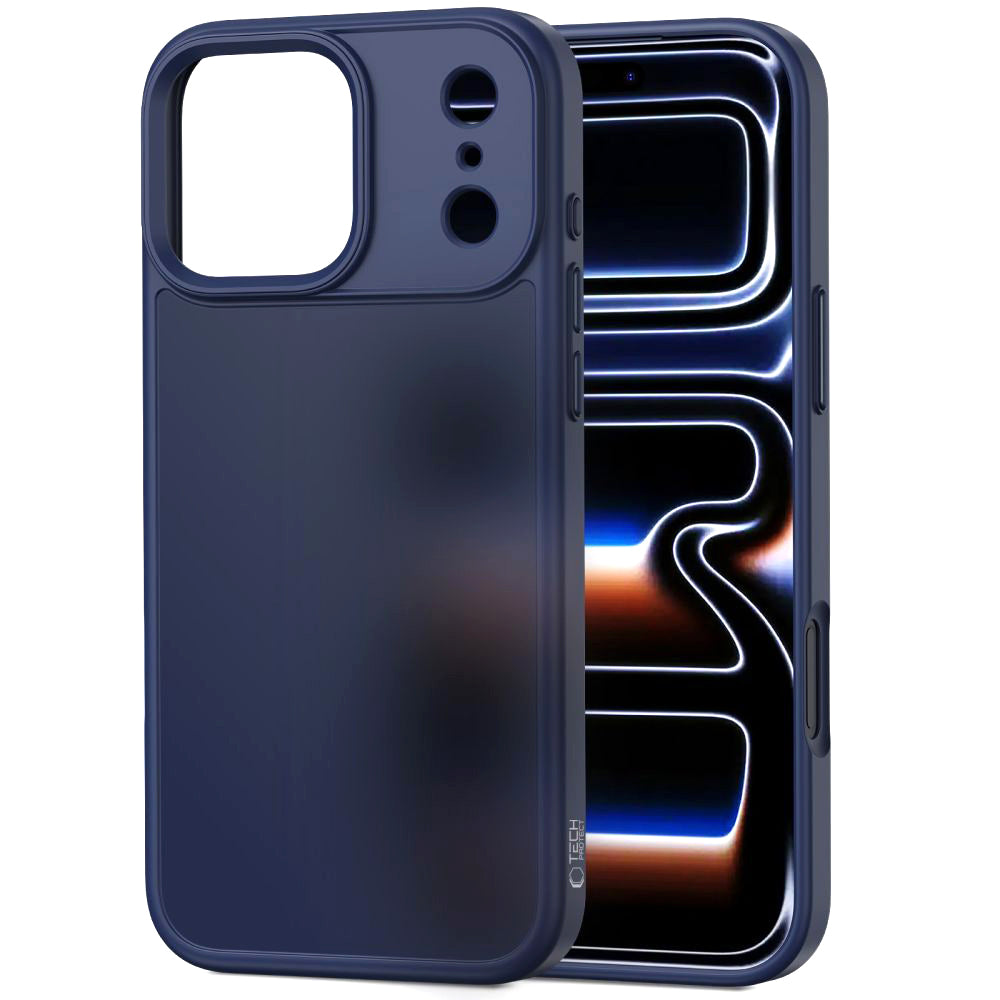 Husa pentru Apple iPhone 17 Pro, Tech-Protect, Magmat, Bleumarin Mata