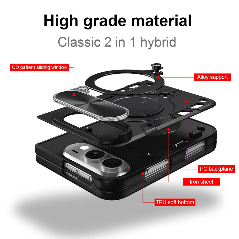 Husa pentru Apple iPhone Duo, Techsuit, CamGuard Pro, Neagra