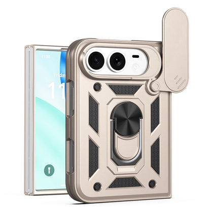 Husa pentru Apple iPhone Duo, Techsuit, CamShield, Aurie