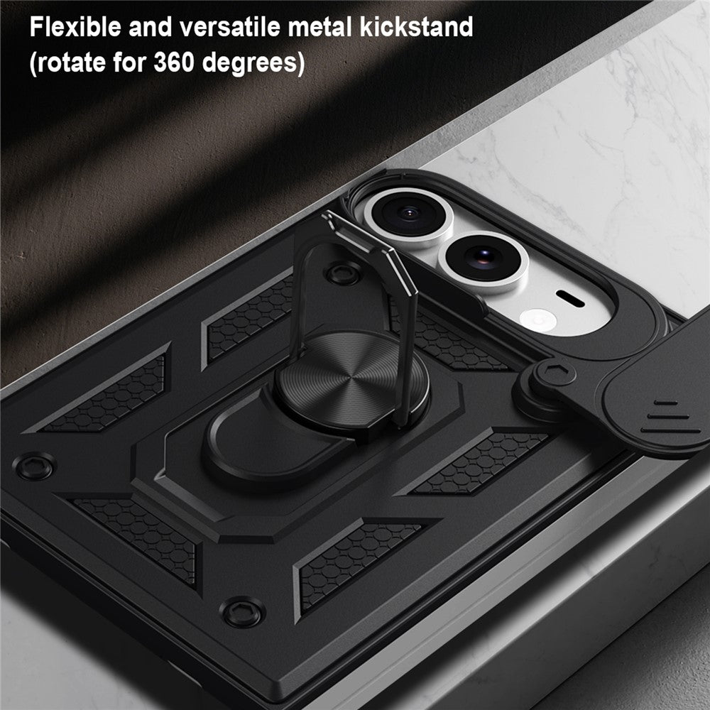 Husa pentru Apple iPhone Duo, Techsuit, CamShield, Neagra