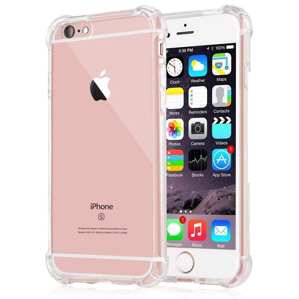 Husa pentru Apple iPhone SE (2016) / 5 / 5s, Techsuit, Shockproof Clear, Transparenta