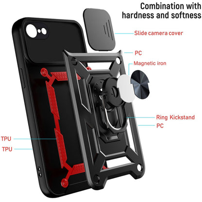 Husa pentru Apple iPhone SE (2022) / SE (2020) / 8 / 7, Techsuit, CamShield, Neagra