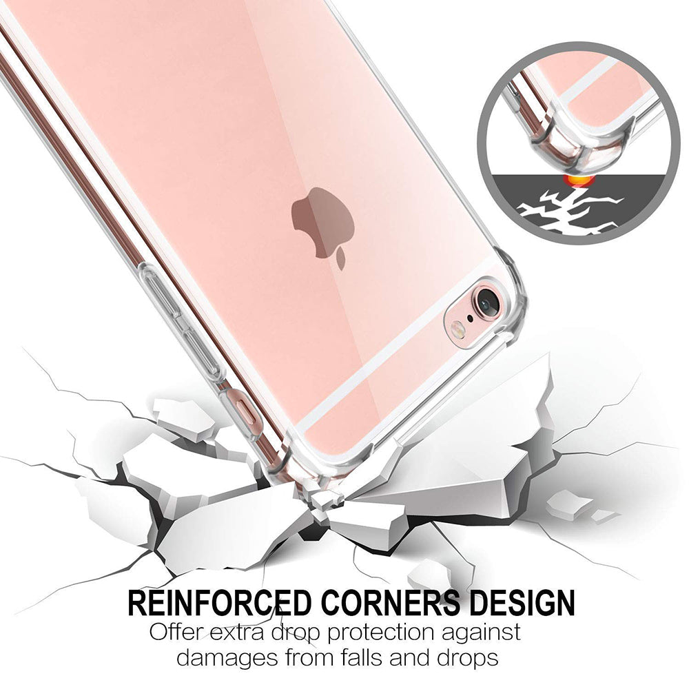 Husa pentru Apple iPhone SE (2022) / SE (2020) / 8 / 7, Techsuit, Shockproof Clear, Transparenta