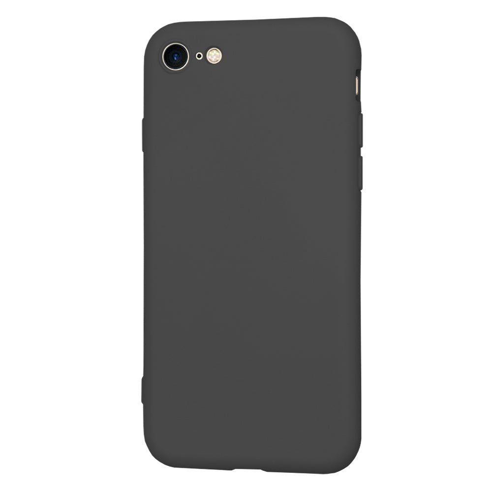 Husa pentru Apple iPhone SE (2022) / SE (2020) / 8 / 7, Techsuit, SoftFlex, Neagra
