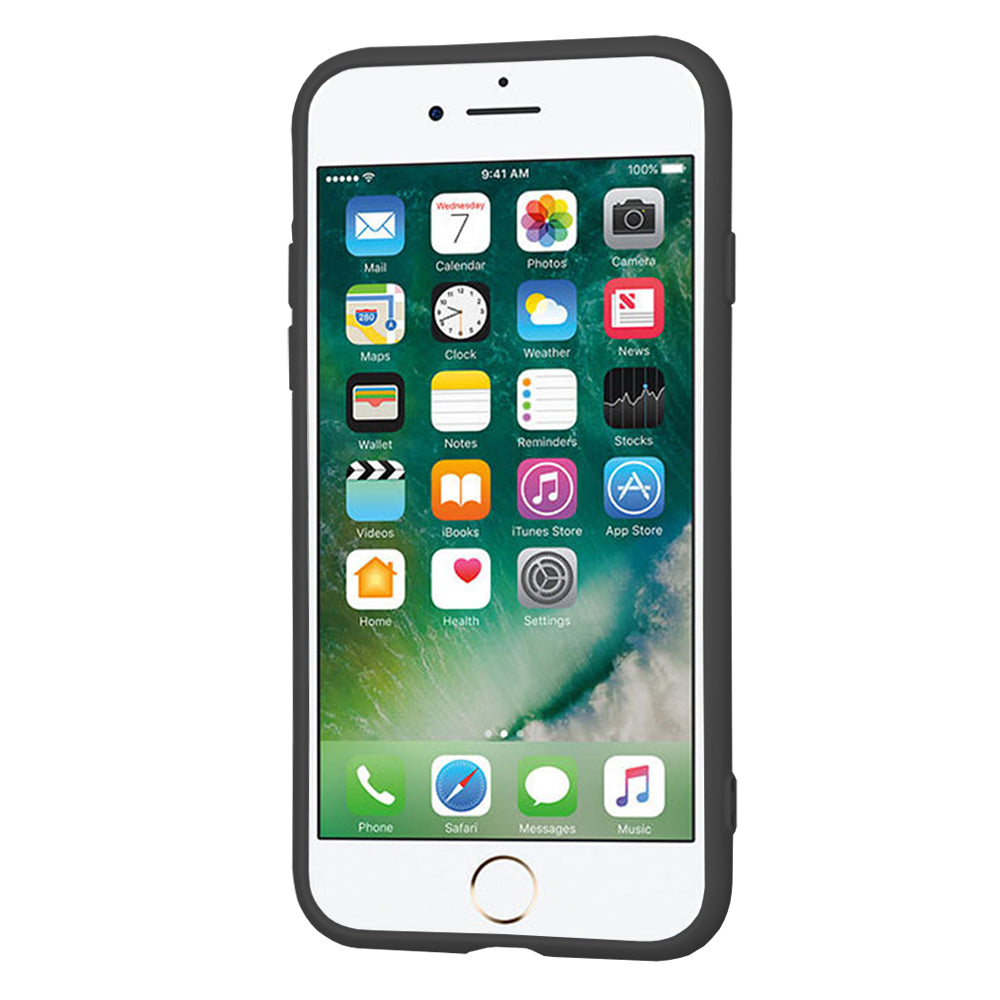 Husa pentru Apple iPhone SE (2022) / SE (2020) / 8 / 7, Techsuit, SoftFlex, Neagra