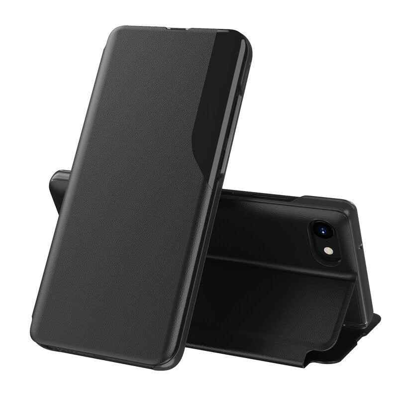Husa pentru Apple iPhone SE (2022) / SE (2020) / 8 / 7, Techsuit, eFold, Neagra