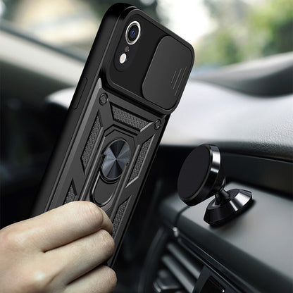 Husa pentru Apple iPhone XR, Techsuit, CamShield, Neagra