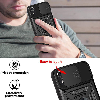 Husa pentru Apple iPhone XR, Techsuit, CamShield, Neagra