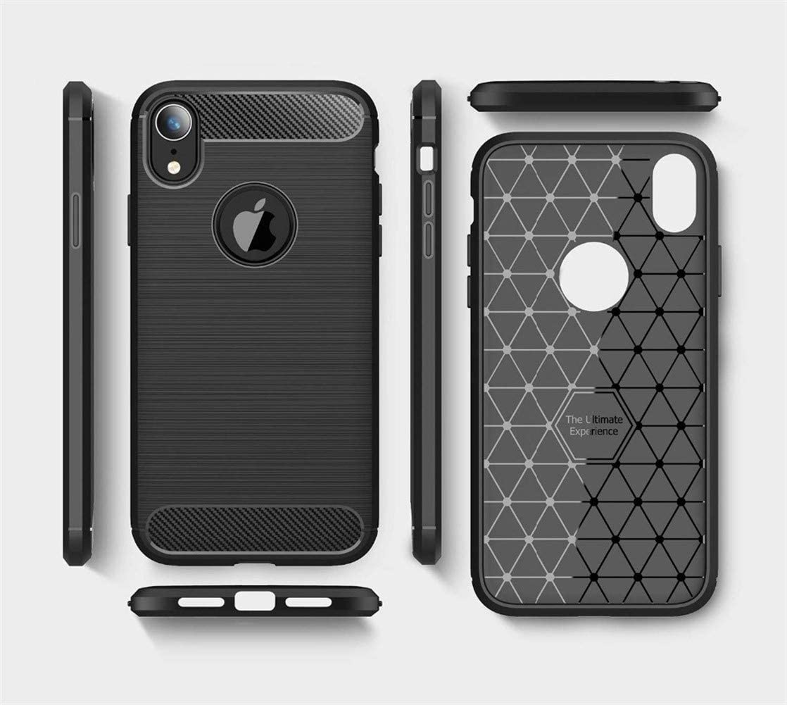 Husa pentru Apple iPhone XR, Techsuit, Carbon, Neagra