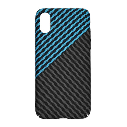 Husa pentru Apple iPhone XR, Techsuit, Carbonite FiberShell, Neagra Bleu