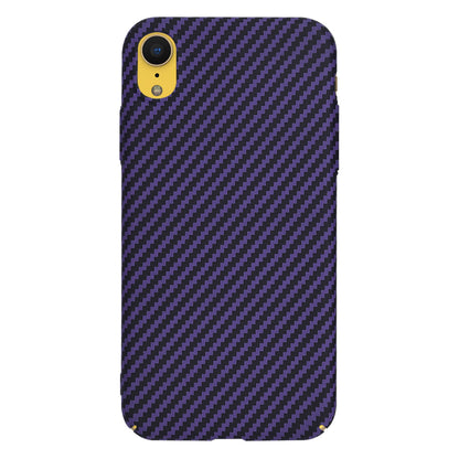 Husa pentru Apple iPhone XR, Techsuit, Carbonite FiberShell, Mov