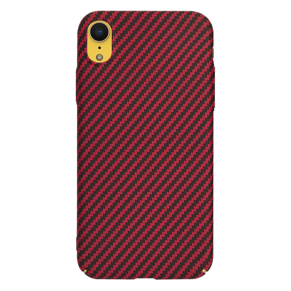 Husa pentru Apple iPhone XR, Techsuit, Carbonite FiberShell, Rosie