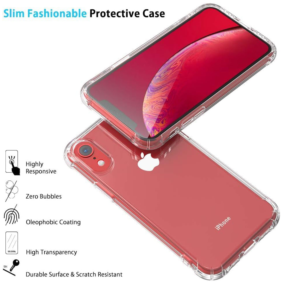 Husa pentru Apple iPhone XR, Techsuit, Shockproof Clear, Transparenta